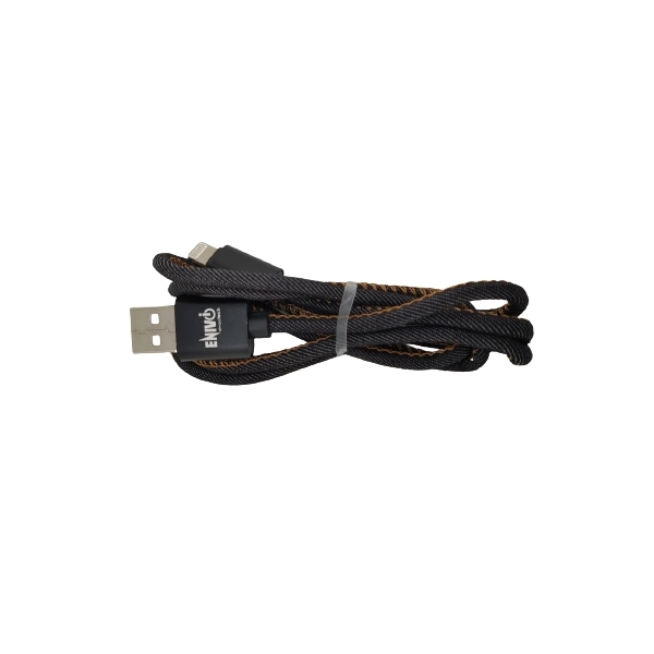 CAVO USB IPHONE 1M ENIVOITECH - JEANS NERO CAVO USB IPHONE 1M ENIVOITECH - JEANS NERO